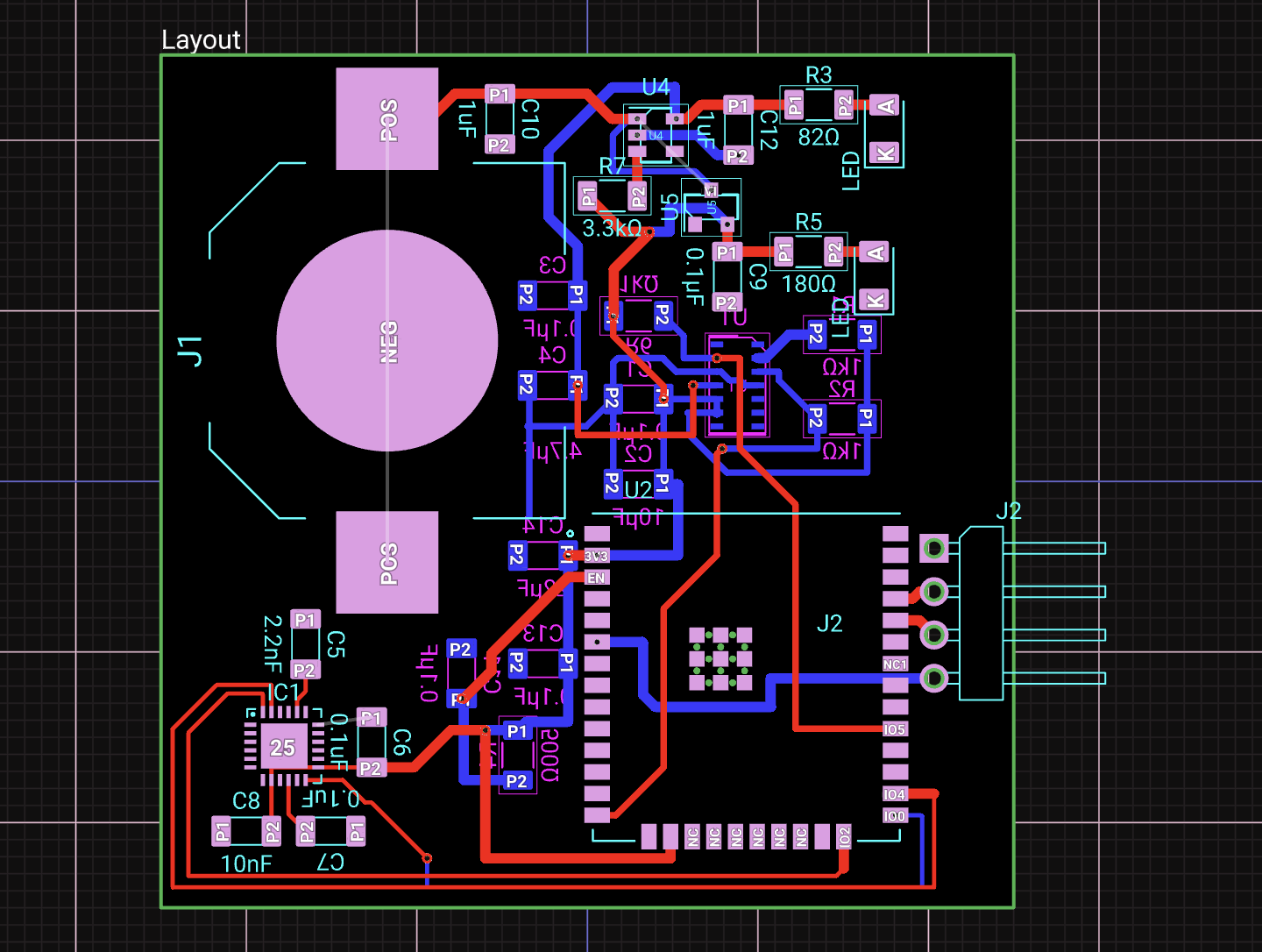 PCB design as an example of embedded systems