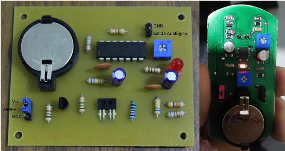 PCB example for PPG capturing